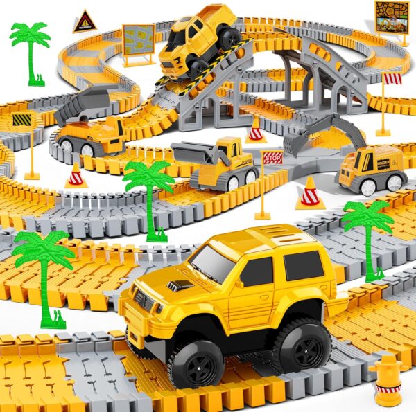 Kids Toys 253 PCS Construction Race Tracks