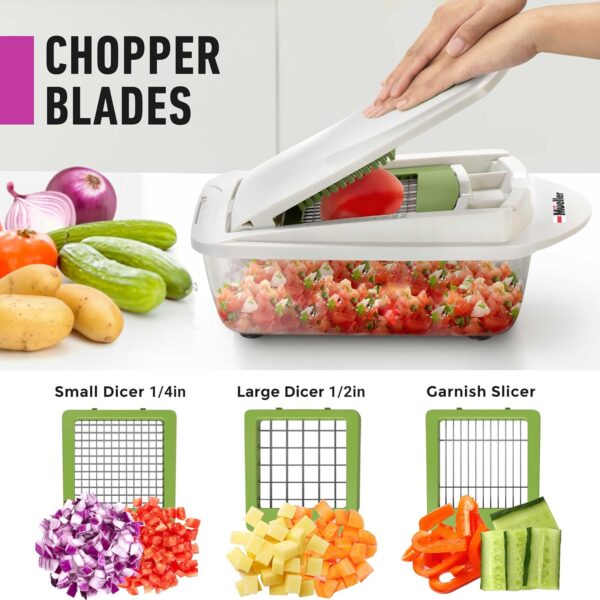 Mueller Pro-Series 10-in-1, 8 Blade Vegetable Chopper - Image 3