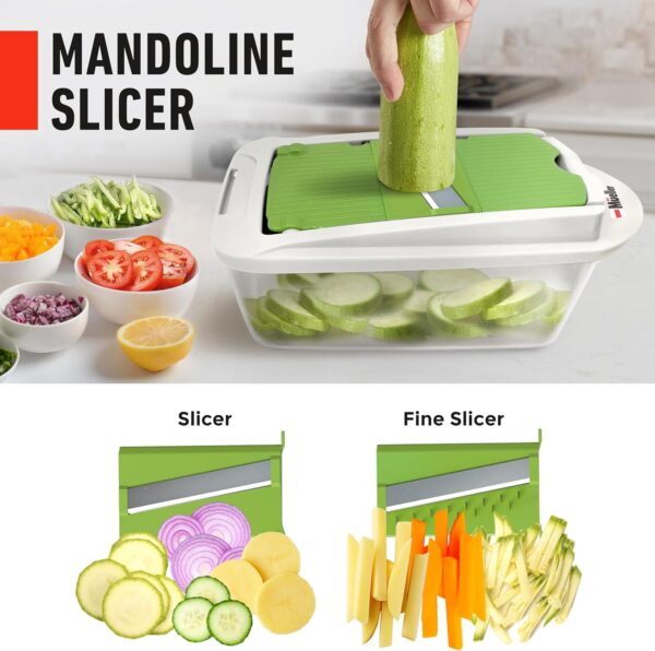 Mueller Pro-Series 10-in-1, 8 Blade Vegetable Chopper - Image 5